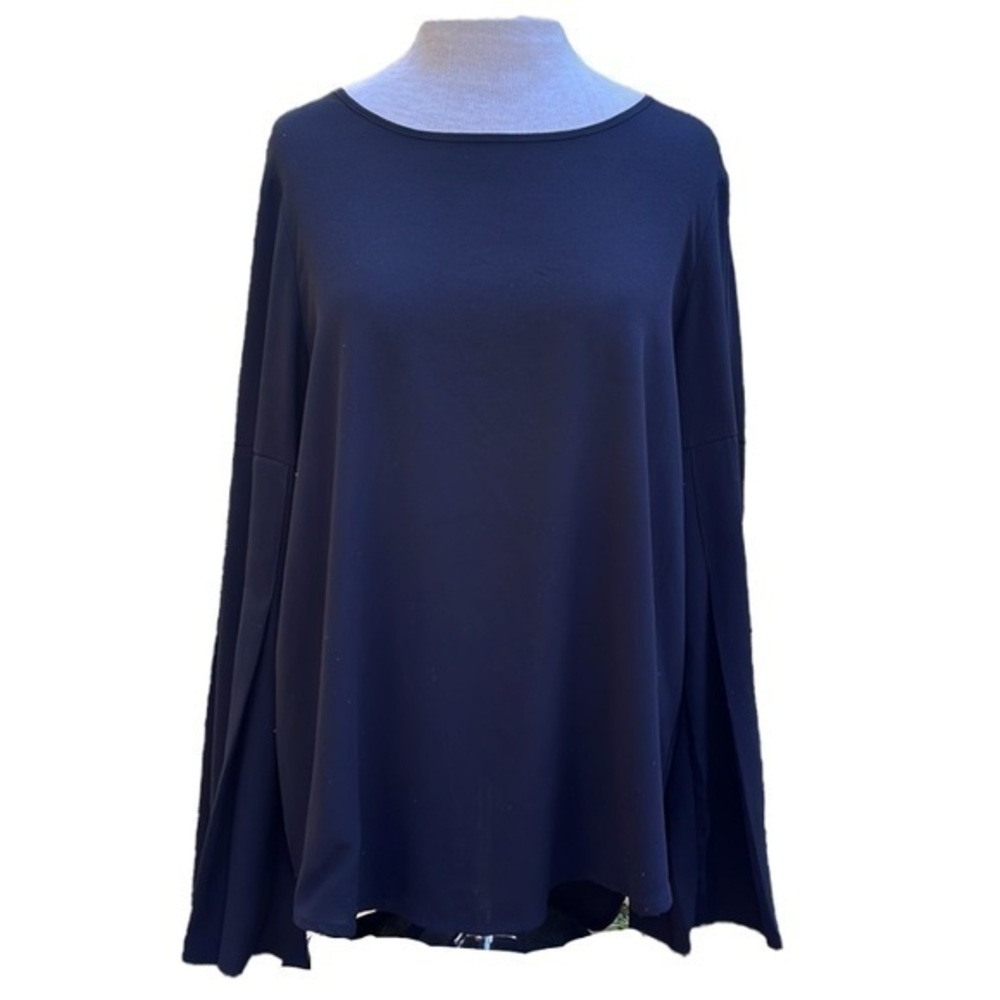 Spense Long Bell Sleeve Blouse Wide Flare Sleeve Black Women’s Large